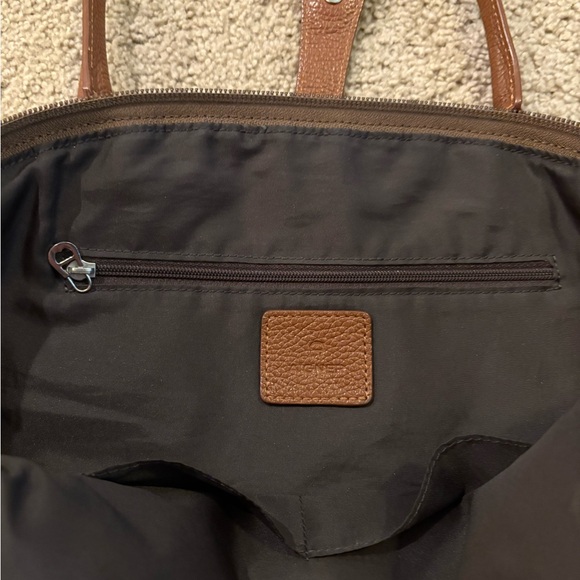 Etienne Aigner Brown Monogram Tote - Picture 2 of 2